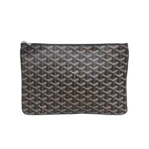 GOYARD Senna clutch bag calfskin black